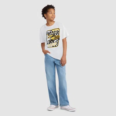 Levi's Levis Race To The Finish Tee Big Boys S-xl T-shirt Xl In White