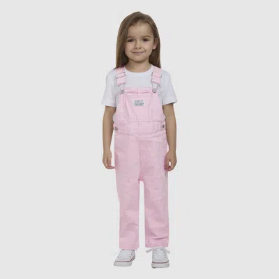 Levi's Babies' Railroad Stripe Overall Toddler Girls 2t-4t 2t In Multi
