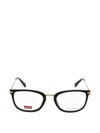 Levi's Rectangle-frame Glasses In Black