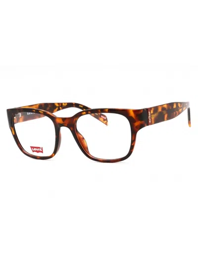 Levi's Levis Rectangular Unisex Eyeglasses, Lv 1047 In Brown