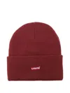 Levi's Logo-embroidered Beanie In Brown
