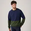 Levi's Red Tab Crewneck Sweatshirt In Blue
