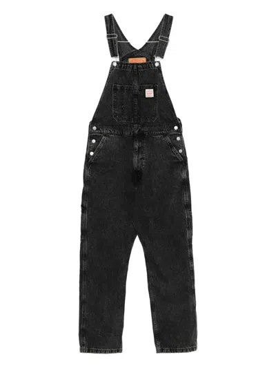 Levi's Red Tab Denim Dungarees In Black