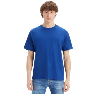 Levi's Red Tab T-shirt Mens Sodalite Blue 100% Cotton Short Sleeve Gbo2150