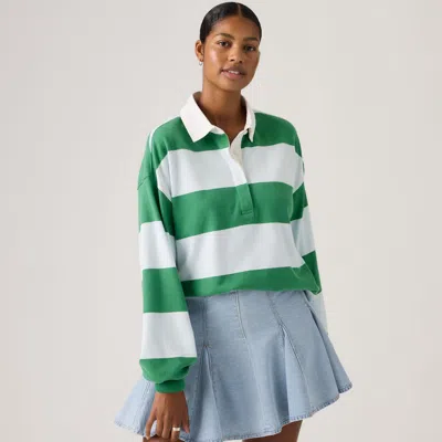 Levi's Reenie Rugby Long Sleeve Tee In Multi