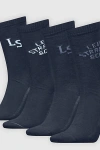 Levi's Regular Cut Giftbox Socks 4 Pack In Blue