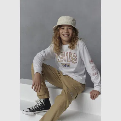 Levi's Relaxed Cargo Joggers Big Boys 8-20 Pants M In Brown