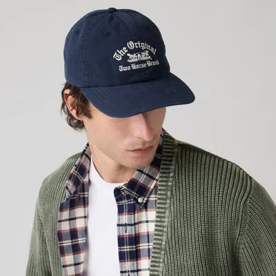 Levi's Relaxed Dad Heritage Cap In Blue