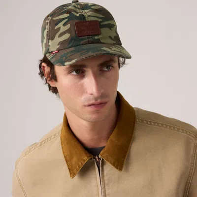 Levi's Relaxed Dad Heritage Cap In Green