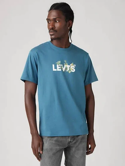 Levi's Relaxed Fit Short Sleeve Graphic T-shirt In Blue