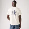 Levi's Cowboy Logo Back Print Relaxed Fit T-shirt In White