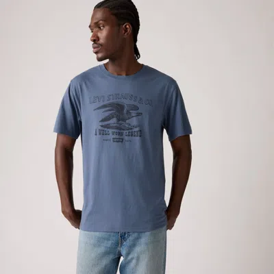 Levi's Relaxed Fit Short-sleeve Graphic T-shirt In Blue