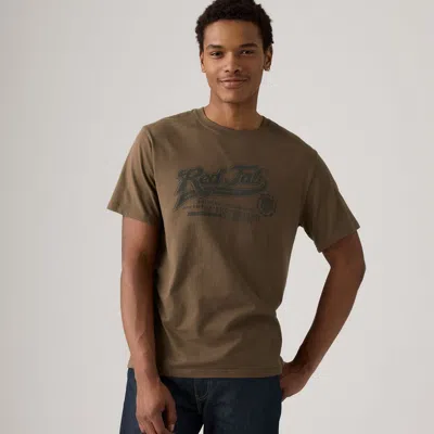 Levi's Relaxed Fit Short-sleeve Graphic T-shirt In Brown