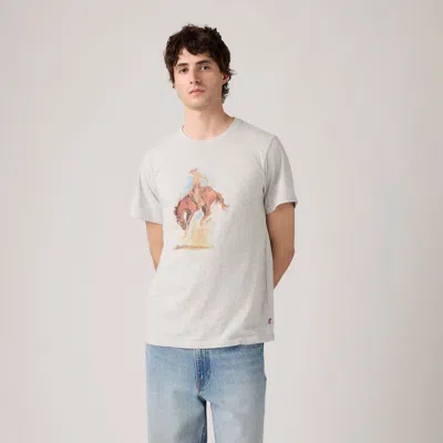 Levi's Relaxed Fit Short-sleeve Graphic T-shirt In White