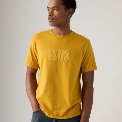 Levi's Relaxed Fit Short-sleeve Graphic T-shirt In Yellow