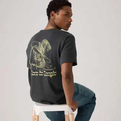 Levi's Relaxed Fit Short-sleeve Graphic T-shirt In Black