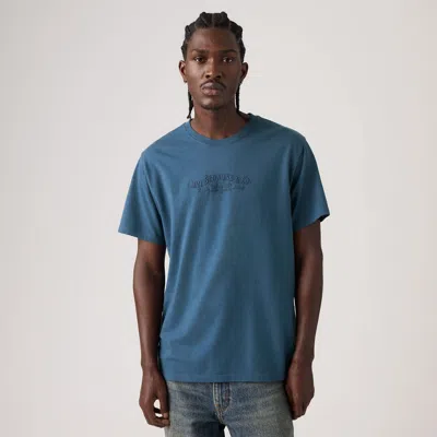 Levi's Relaxed Fit Short-sleeve Graphic T-shirt In Blue