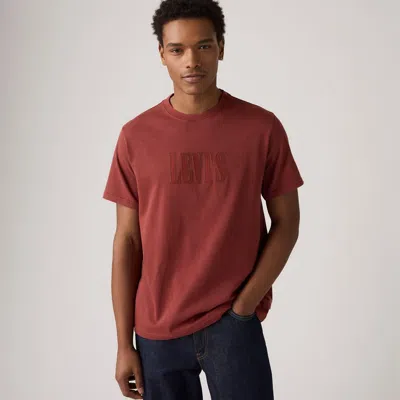 Levi's Relaxed Fit Short-sleeve Graphic T-shirt In Brown