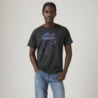 Levi's Relaxed Fit Short-sleeve Graphic T-shirt In Gray