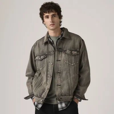 Levi's Relaxed Fit Trucker Jacket In Green