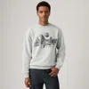 Levi's Relaxed Graphic Crewneck Sweatshirt In Gray