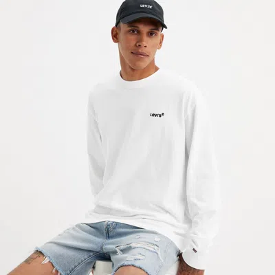 Levi's Relaxed Long Sleeve Authentic T-shirt In White