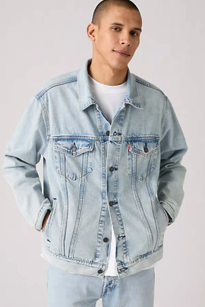 Levi's Relaxed Trucker Jacket In Blue