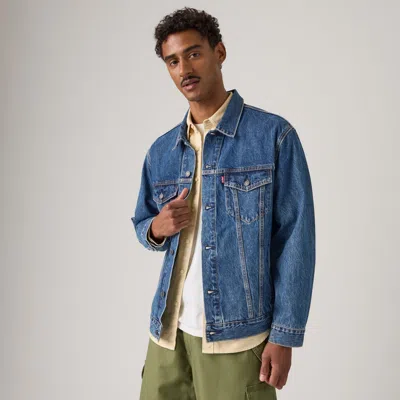 Levi's Relaxed Type Iii Trucker Jacket In Blue
