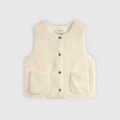 Levi's Rema Sherpa Vest In Neutral