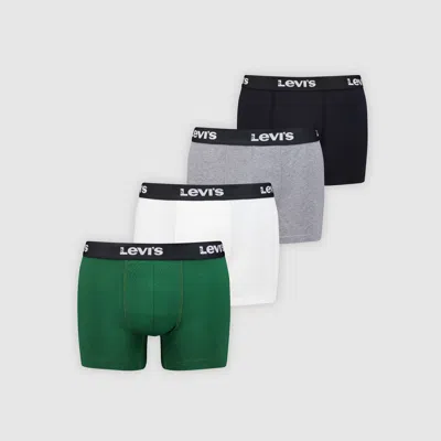 Levi's Repeat Logo Boxer Brief 4 Pack In Multi
