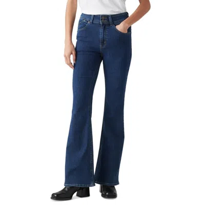 Levi's Retro 726 Flare Jeans Women's Seams To Work Denim High Rise Pall534 In Blue