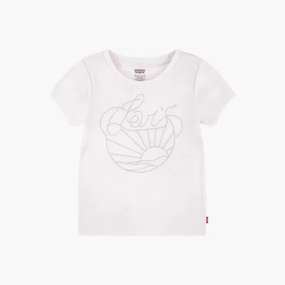 Levi's Rib Meet And Greet Tee Big Girls S-xl T-shirt M In Pink