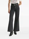 Levi's Ribcage Bell Flared Jeans In Black
