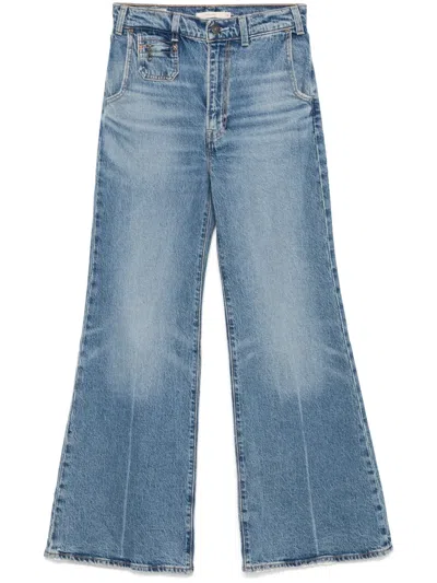 Levi's Ribcage Bell Jeans In Blue