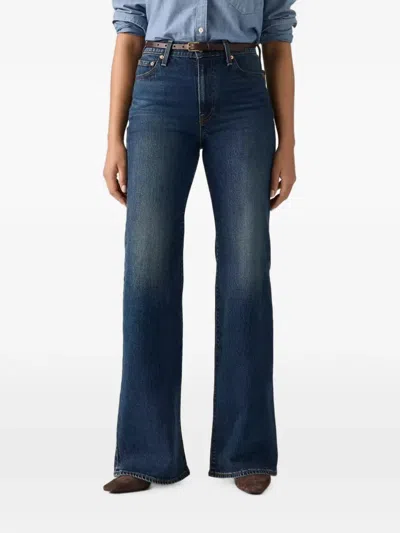 Levi's Ribcage Flare Jeans In Blue