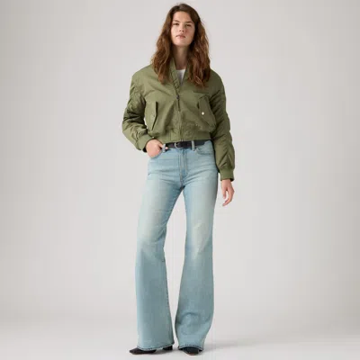 Levi's Ribcage Flare Jeans In Light Wash / Belindas Light