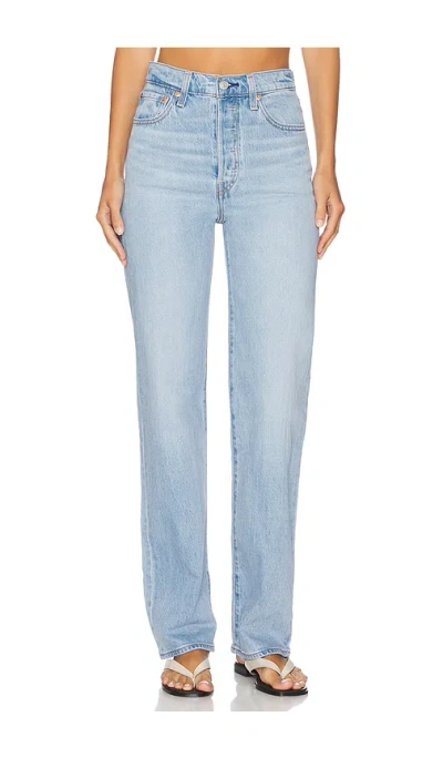 Levi's Ribcage Full Length Jeans In Blue
