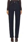 Levi's Ribcage Full Length Jeans In Small Course In Blue