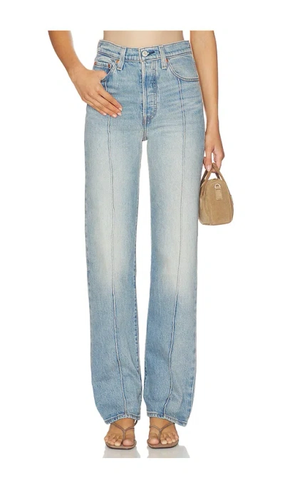 Levi's Ribcage Full Length Straight In Blue