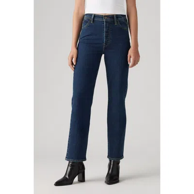 Levi's® Ribcage Riveted High Waist Ankle Straight Leg Jeans In Silver Lode Lb
