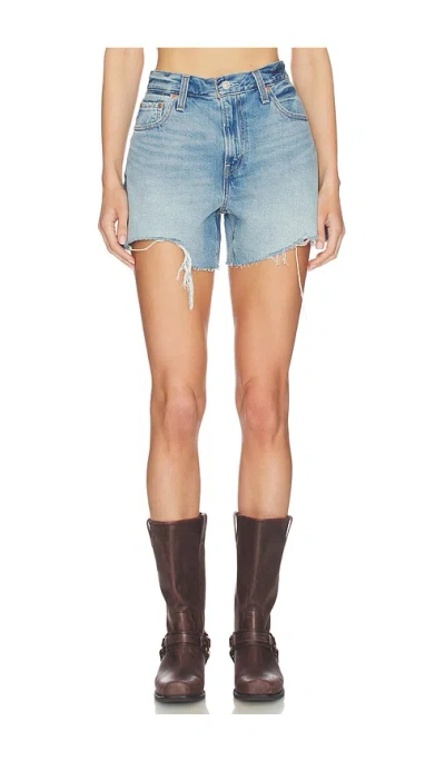 Levi's Ribcage Short Zip In Blue
