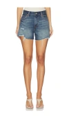 Levi's Ribcage Short Zip In Blue