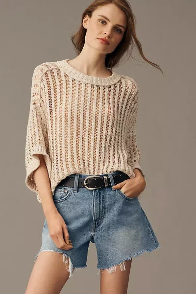 Levi's Ribcage Shorts In Blue