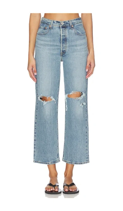 Levi's Ribcage Straight Ankle In Blue