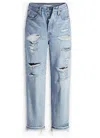 Levi's Ribcage Straight Ankle Jean In Haley's Comment In Blue