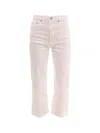 Levi's Ribcage Straight Ankle Jeans In Pink