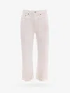 Levi's Ribcage Straight Ankle Jeans In Pink