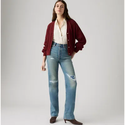 Levi's Ribcage Straight Full Length Women's Jeans 23x32 In Multi