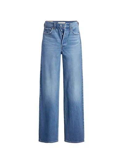 Levi's Ribcage Straight-leg Jeans In Blue