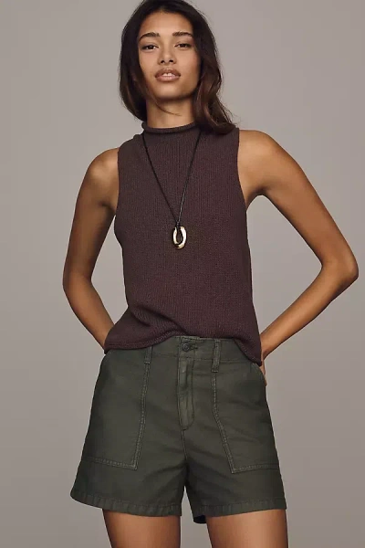 Levi's Ribcage Utility Shorts In Brown